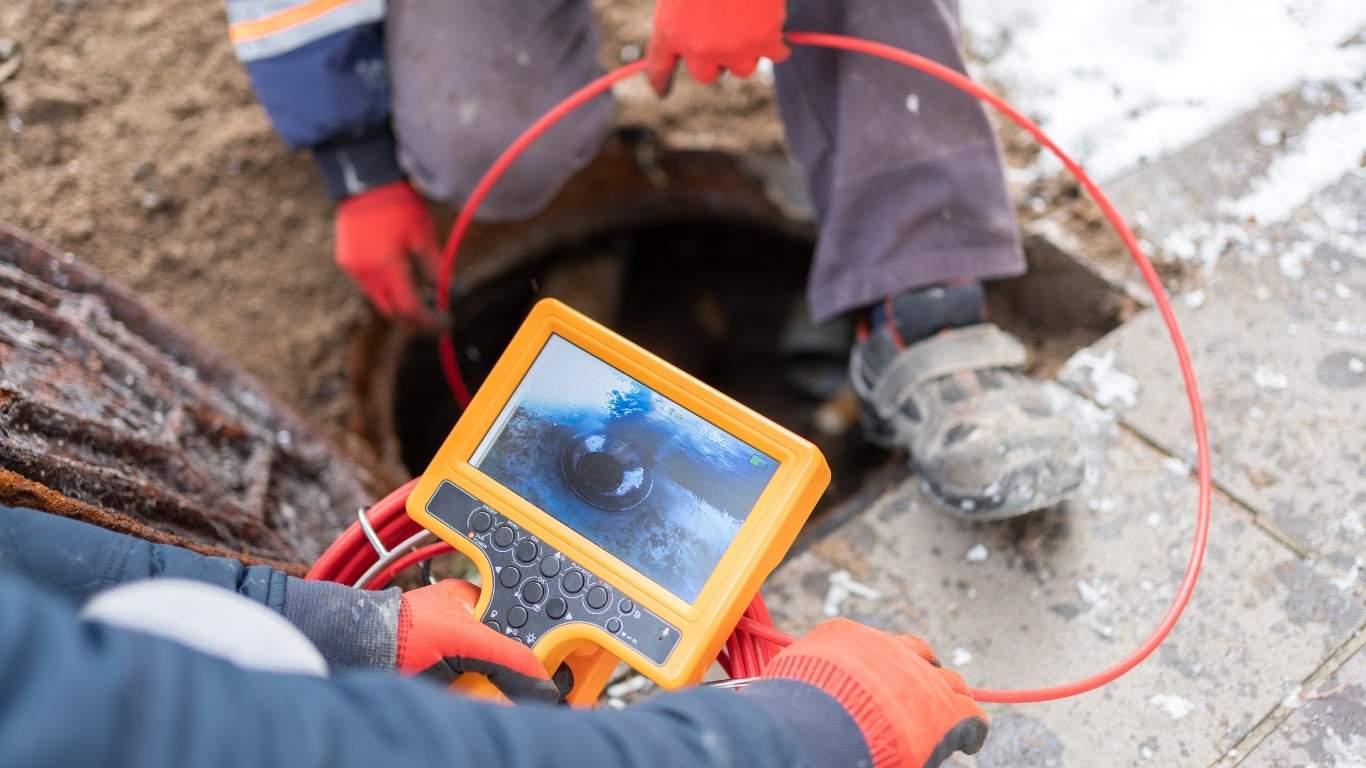 Sewer camera inspection services